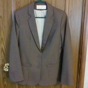 Vintage White stag size 8 classic brown blazer